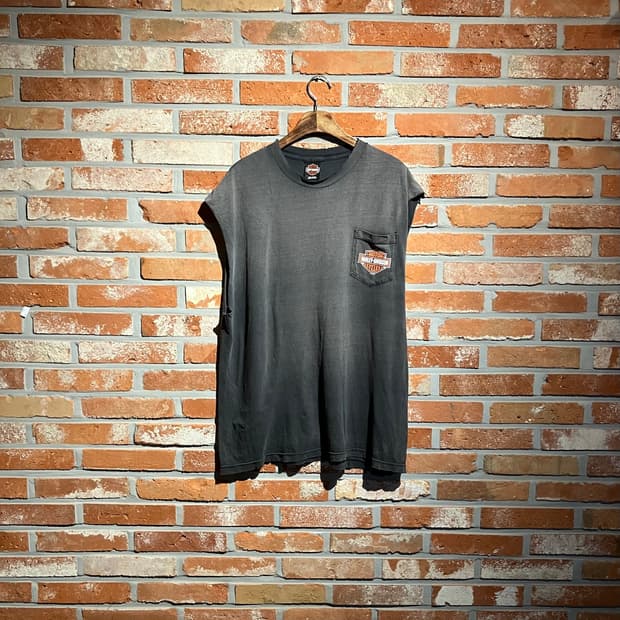 00s 빈티지 할리데이비슨 슬리브리스 나시