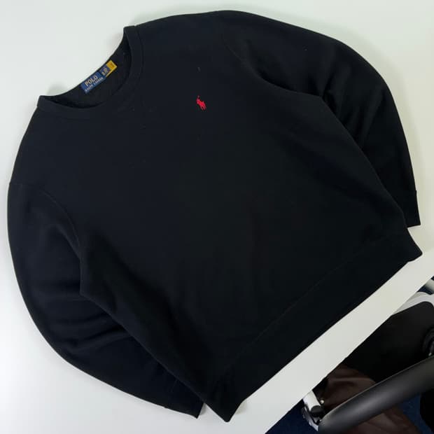 Polo 폴로 랄프로렌 신형 블랙 레드 포니 맨투맨