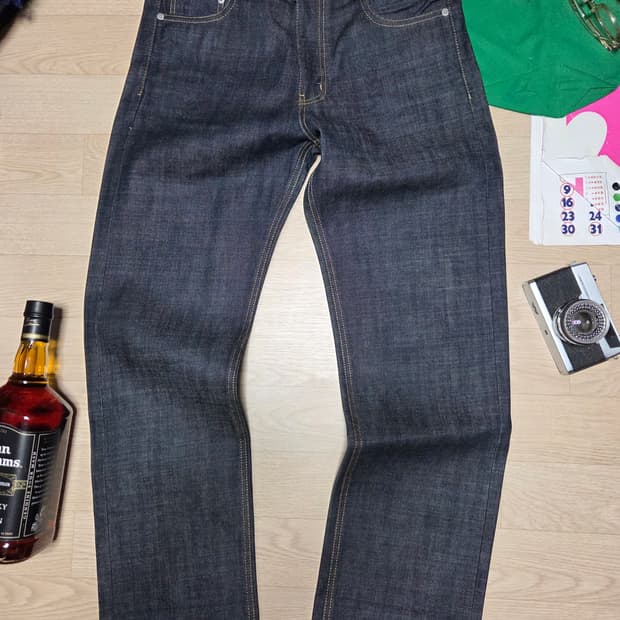 (미착용)유니폼브릿지 데님 팬츠 청바지 셀비지