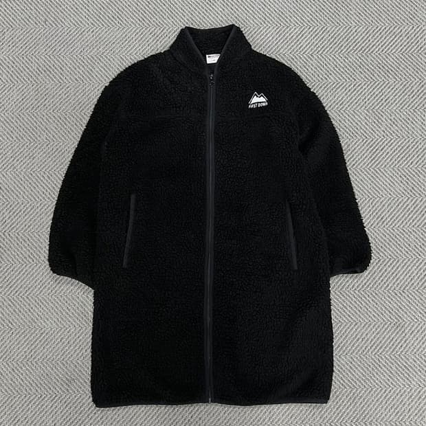 퍼스트다운 플리스 롱 집업 v0829