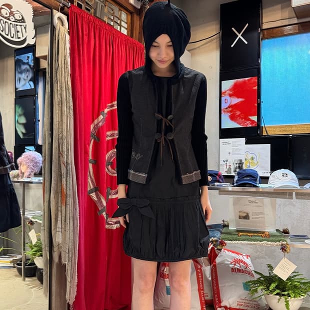 Cop copine knitted hoddie 니트 후드집업