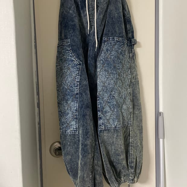 배기진 데님코듀로이 트레이닝 팬츠