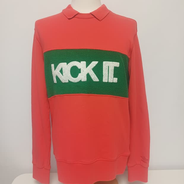 [Vintage]엄브로 KICK IT 헤리티지 칼라 스웨트 셔츠 (95)
