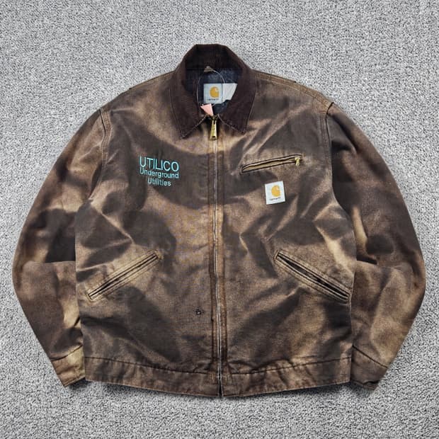 칼하트 다잉 워시드 커스텀 디트로이트 워크 자켓 (본문참조)/ 10319