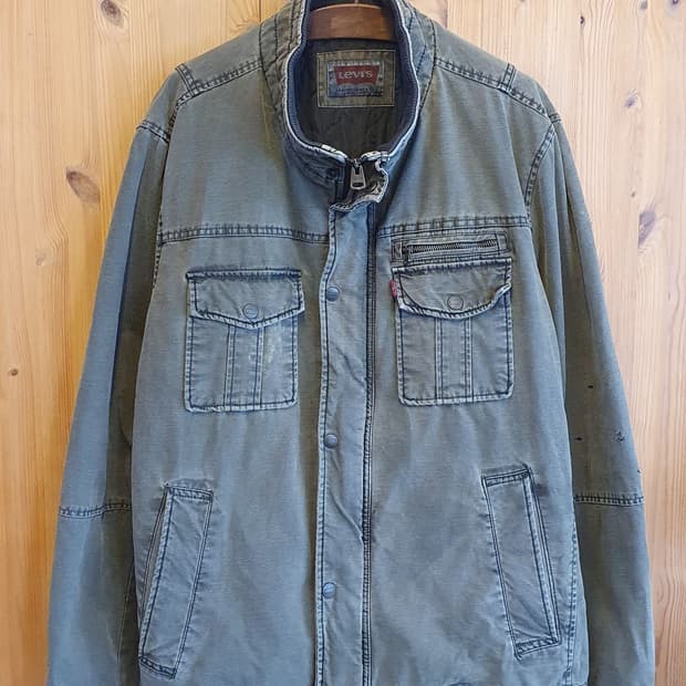 105.리바이스 빈티지 트러커 패딩점퍼