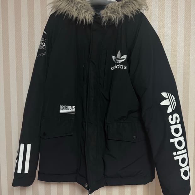 아디다스 울프죠 야상 패딩