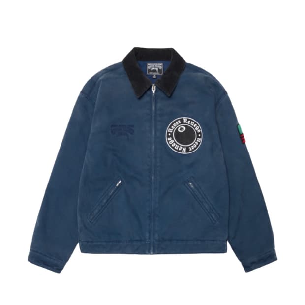 스투시 데님 티어스 캔버스 자켓