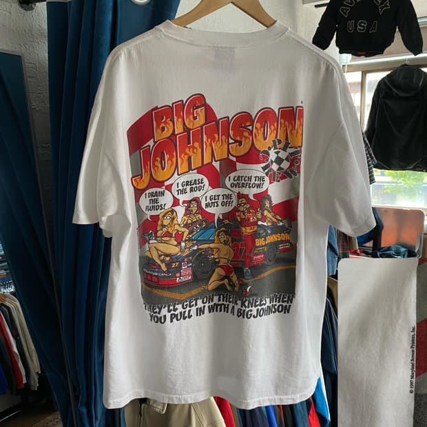 🌊97년 BIG JOHNSON 싱글스티치 티셔츠