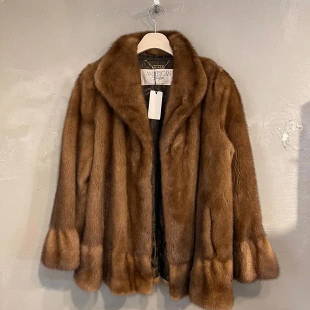 아메리칸 레전드 JACLINE 삼미 모피 밍크 코트