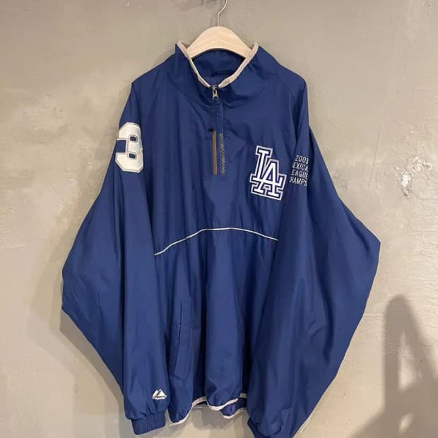 마제스틱 LA다저스 웜업 자켓