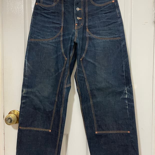 [32] 슈가힐 클래식 더블니 데님