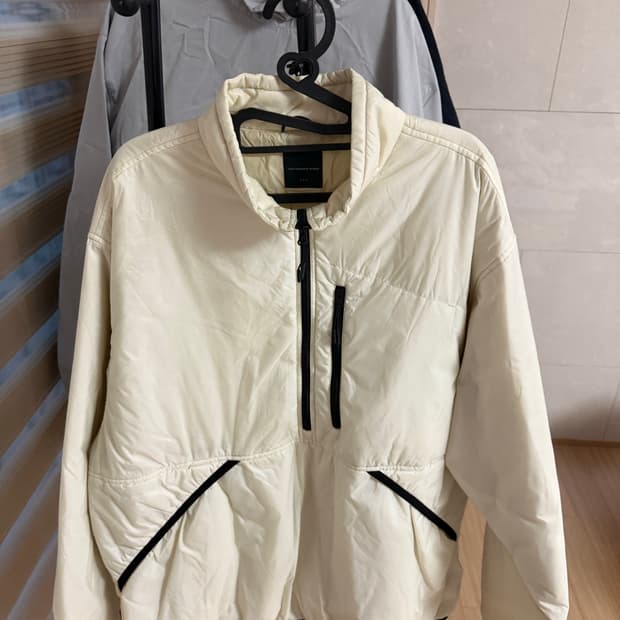 모이프 오버 트랙 인슐레이티드 하프집업 (3) 에크루