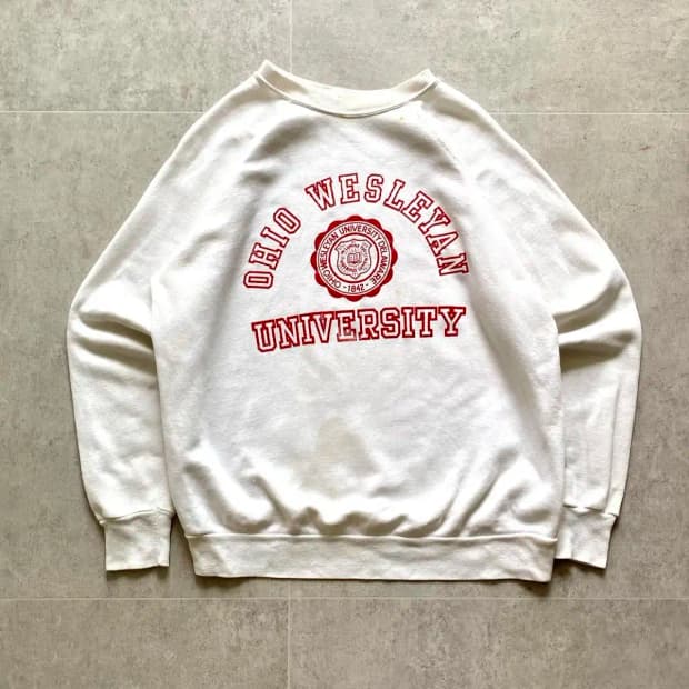 70's 빈티지 OHIO WESLEYAN UNIV. 스웻셔츠 ~103