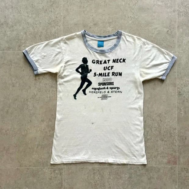 80's 빈티지 링거 티셔츠 95사이즈
