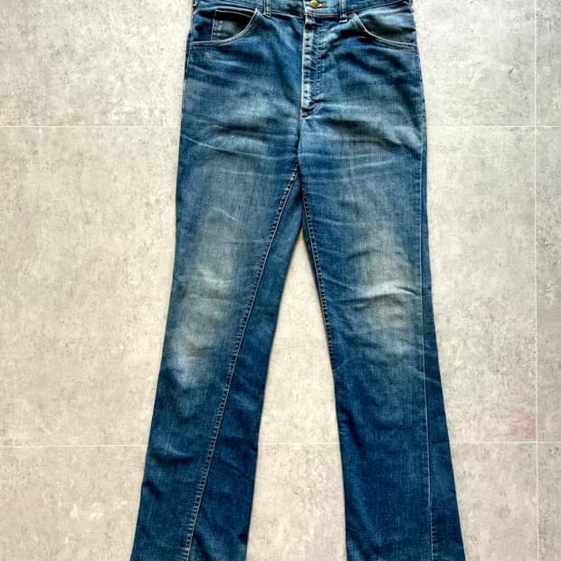 70's Lee Rockabilly 부츠컷 워싱데님 30~31