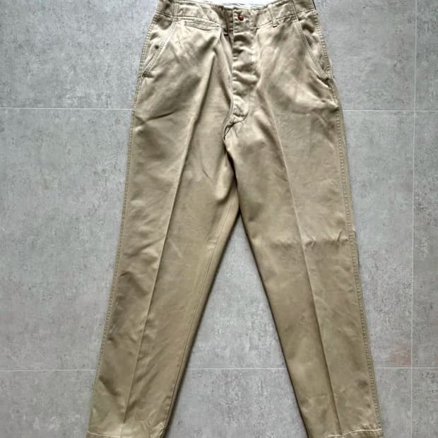 40's WW2 미군 카키 오피서 치노 팬츠 29사이즈