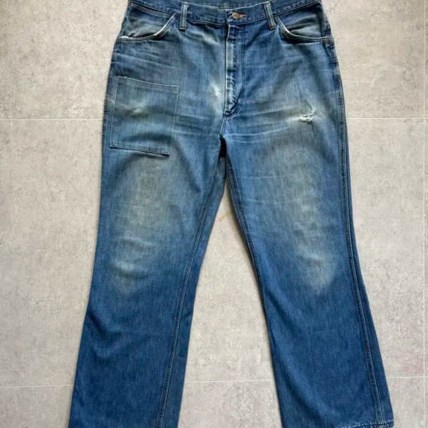 70's Maverick by BLUE BELL 플레어 데님 33-34