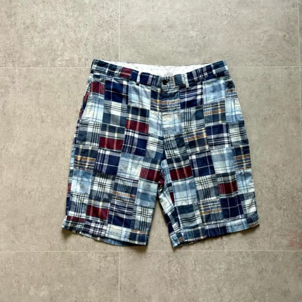 폴로 랄프로렌 패치워크 반바지 35~36"