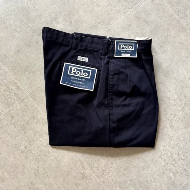 90's 폴로 랄프로렌 HAMMOND PANT 36" 데드스탁