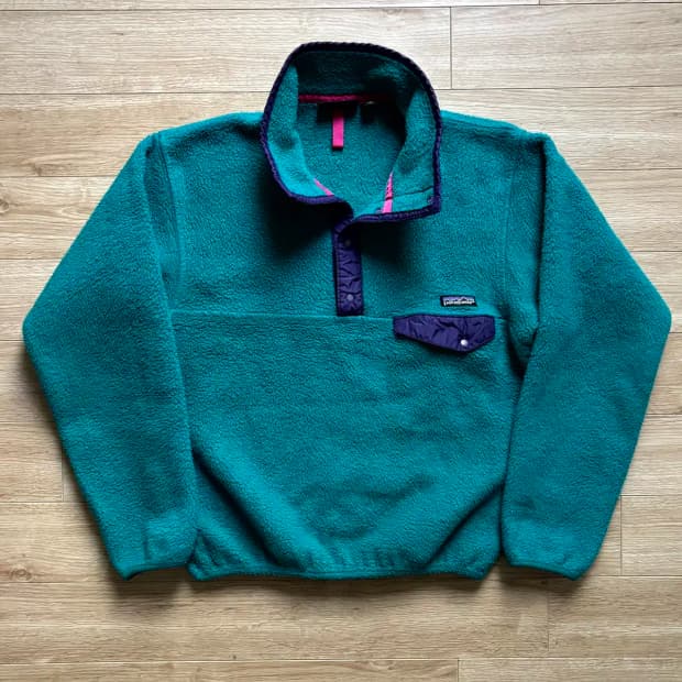 90's 파타고니아 신칠라 Snap-T 플리스 풀오버 S(95~100)