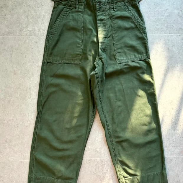 60's 미군 OG 107 퍼티그 팬츠 M(30~32) 전기형