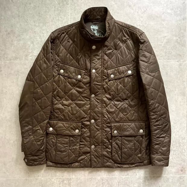 바버 인터네셔널 Ariel 퀼팅 자켓 L(100~103)