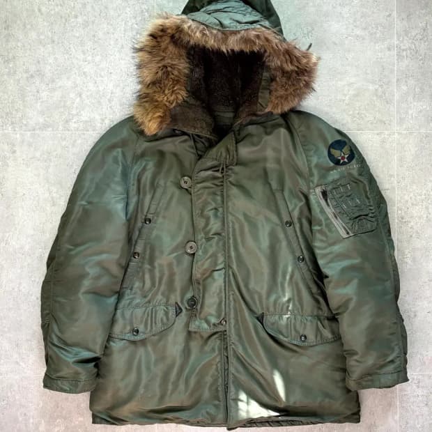 60's 미 공군 N-3B 스노클 파카 M(105) Skyline