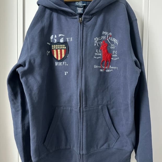 폴로 빅포니 후드집업 L