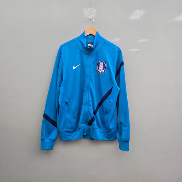 나이키 대한민국 축구 국가대표 트랙탑 블루