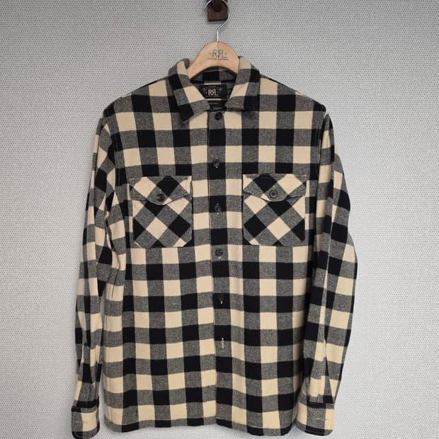 RRL 더블알엘 버팔로 체크 셔츠 M