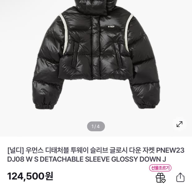 널디 패딩(투웨이 조끼도 가능)