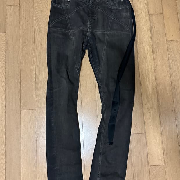 릭오웬스 다크쉐도우 펜타그램 디트로이트 진 30