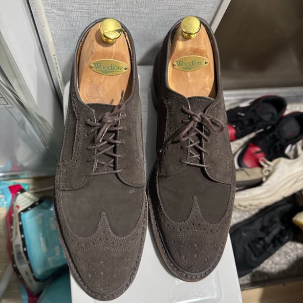 알렌 에드몬즈 스웨이드 윙팁 10D