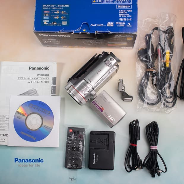 빈티지 캠코더 파나소닉 hdc tm300 박스세트(영상캡쳐본 0)