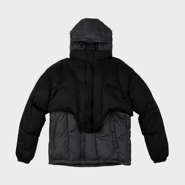 오호스 레이어드 볼레로 다운 재킷 패딩