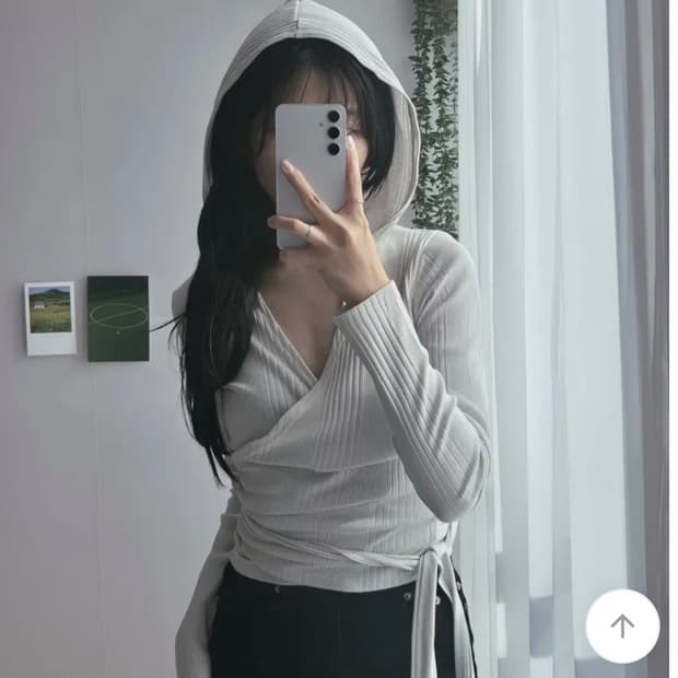랩 후드 가디건