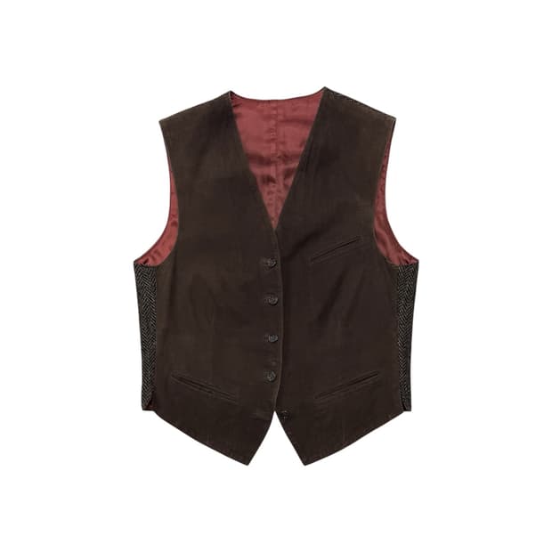 old Margaret Howell leather vest