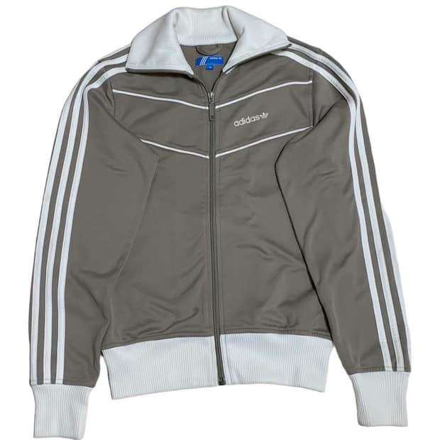 아디다스 빈티지 화이트 브라운 져지