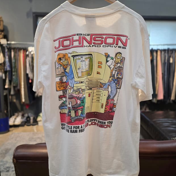 90s Big Johnson의 오리지널 티셔츠 LL