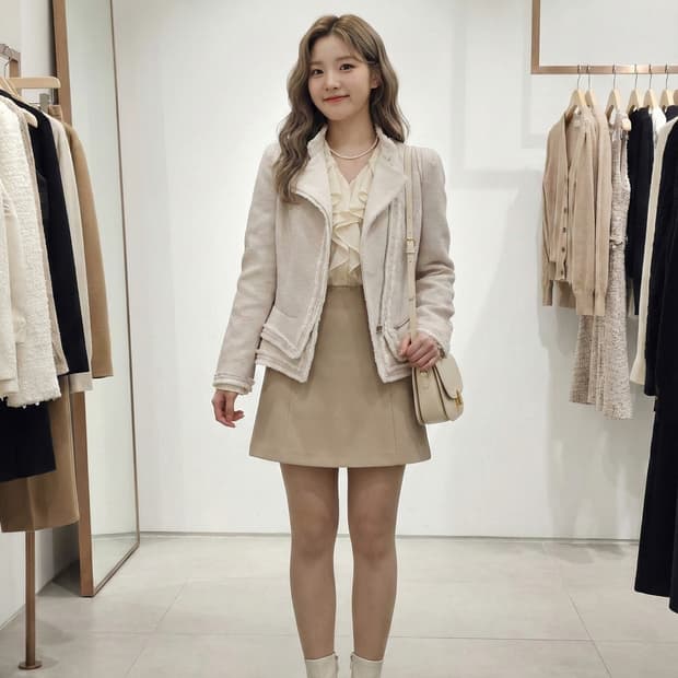 시스템 마혼방 트위드 자켓_55