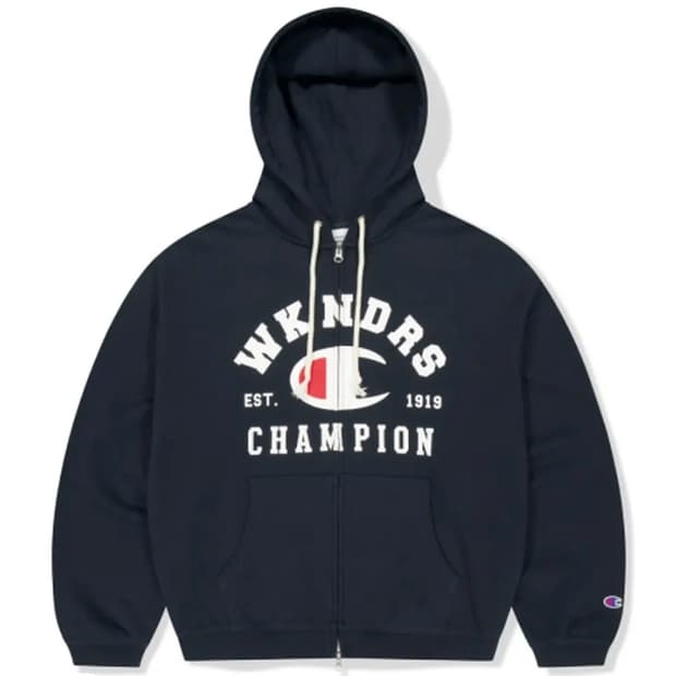 챔피온 WKNDRS 후드집업 네이비