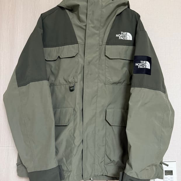 노스페이스 레인저 자켓 카키 바람막이 화이트라벨