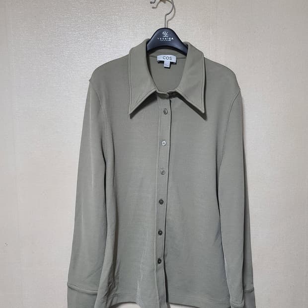 COS 코스 칼라 저지 셔츠