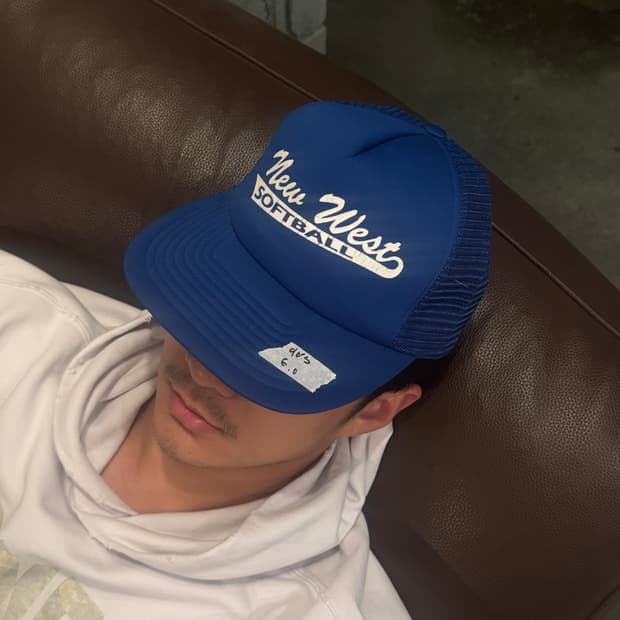 90s New West Softball 트러커 캡