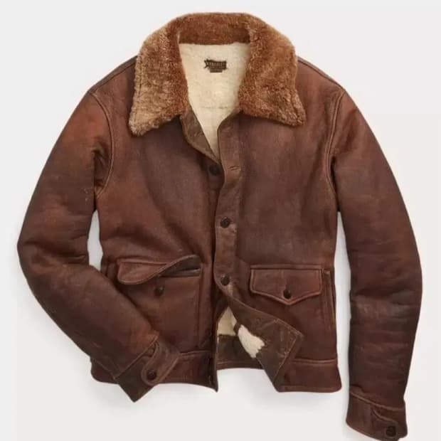 Rrl 페이턴 시어링 자켓 L사이즈