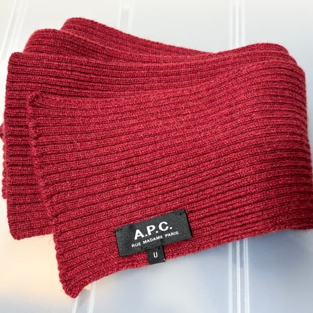 A.p.c 아페쎄 머플러 목도리 울 캐시미어