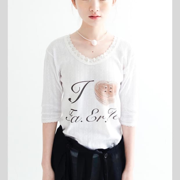 샵페어리 레이스티 화이트