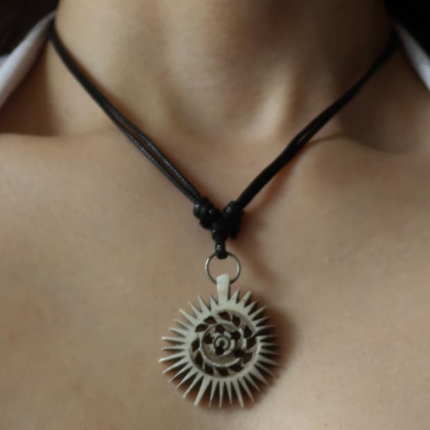 spiral pendant necklace