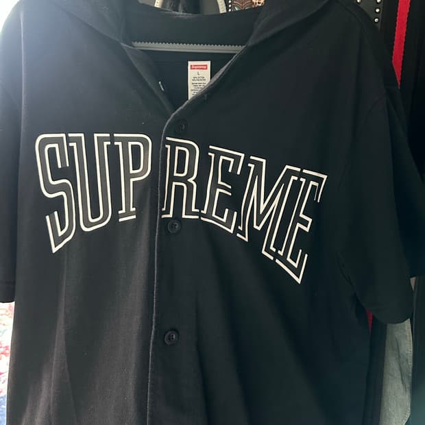 Supreme 16ss hooded baseball Top