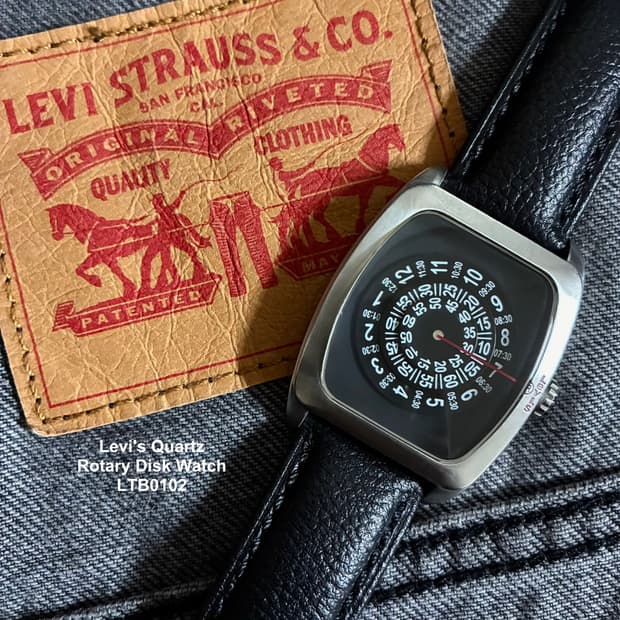 2000s Levi's Quartz Rotary Disk Watch